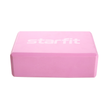 Блок для йоги Core YB-200 EVA, розовый пастель